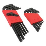 GreatNeck HK20S | Hex Key Set, 20 Piece SAE & Metric with Holder