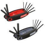 GreatNeck HK2FS | Folding Hex Key Set, 2 Piece SAE & Metric