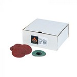 High Teck 324-25 | R-Style Disc, 3 In Dia, 24 Grit, Aluminum Oxide, Polymer Backing