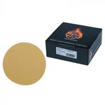 High Teck G6150 | Premium Sanding Disc, 6 In Dia, P150 Grit, Aluminum Oxide, Resin Backing, Gold, Grip Attachment