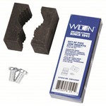 JPW Industries 2904200P | Pipe Jaws, Steel, For 1 3/4 in Vise Jaw Wd, (2) Screws, 28806A