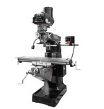 JPW Industries 894118 | ETM-949 Mill with 3-Axis Acu-Rite 203 (Quill) DRO and X-Axis Jet Powerfeed and USA Powered Draw Bar