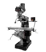 JPW Industries 894194 | ETM-949 Mill with 3-Axis Acu-Rite 203 (Knee) DRO and Servo X-Axis Powerfeed and USA Air Powered Draw Bar