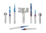 JPW Industries ABS901 | Axiom 9 Piece CNC Bit Set with Spektra Coating