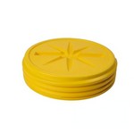 Justrite 1600SLLD | Screw-On Lid Replacement For Model 1600SL Plastic Drum Barrel, Yellow