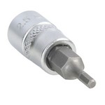 OEM Tools 22821 | 1/4 Inch Drive Hex Bit Socket, 2.5 mm