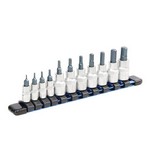 OEM Tools 22984 | 12 Piece Hex Bit Socket Set, SAE