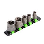 OEM Tools 22985 | 5 Piece Spiral Type Extractor Set on Aluminum Rail