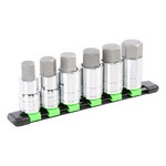 OEM Tools 22999 | 1/2 Inch Drive SAE Hex Bit Socket Set, 6 Piece