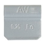 OEM Tools 23222 | 0.25 Oz. AL Style Steel Wheel Weight - 1 Box of 25
