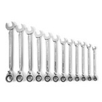 OEM Tools 23988 | 12-Piece RingStop® Reversible Ratcheting Wrench Set, Metric