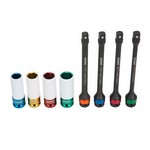 OEM Tools 24228 | 8 Piece Torque Limiting Extension & Thin Wall Socket Set