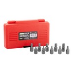 OEM Tools 24375 | 10 Piece Multi-Spline Screw Extractor Set