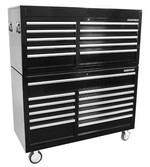 OEM Tools 24738 | Professional Series 57 Inch Chest and Cabinet Set, Black