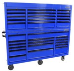 OEM Tools 24741 | Professional Series 72 Inch Chest and Cabinet Set, Blue