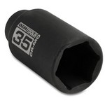 OEM Tools 25153 | 1/2 Inch Drive 6 Point Axle Nut Socket, 35 mm