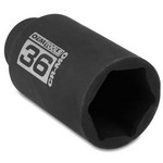 OEM Tools 25206 | 1/2 Inch Drive Axle Nut Socket, 36 mm