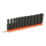 OEM Tools 25588 | 12 Piece 3/8 Inch Deep Impact Socket Set, Metric