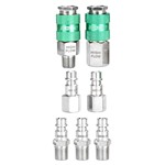 OEM Tools 26132 | High Flow 7 Piece Coupler & Plug Kit, 1/4