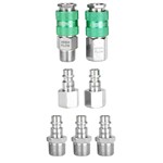OEM Tools 26133 | High Flow 7 Piece Coupler & Plug Kit, 1/4