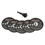 OEM Tools 26524 | 5-Piece Cut-Off Wheel Set with Mandrel