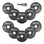 OEM Tools 26528 | 10 Piece Cut Off Wheel Set with Mandrel