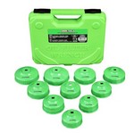 OEM Tools 87151 | 10-Piece Oil Filter Wrench Set