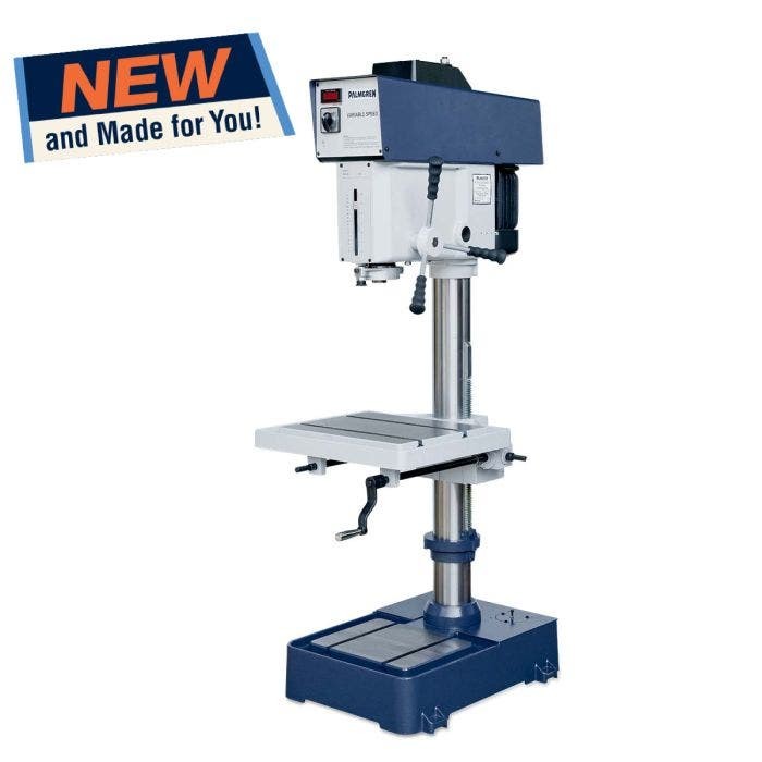 Palmgren 9680227 | 20 In Variable Speed Belt Drive Drill Press 230/460V Three Phase