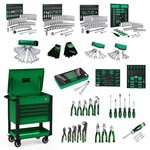 SK Hand Tools MTRS4 | Fully Loaded Tool Cart Set, 4-Drawer Option