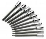 SK Hand Tools 84220 | 10 Piece 1/4'' and 3/8'' Drive Long Torx Bit Socket Set