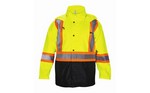SAS Safety Corp 690-1520 | Rain Jacket Class 2 Yellow XL