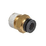 S.U.R. and R ABM230 | Straight Male Connector 1/4
