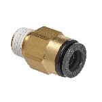 S.U.R. and R ABM330 | Straight Male Connector 3/8