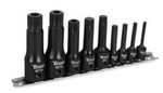 Titan Professional Tools 49009 | 9-Piece Impact Rated Triple Square Drive Bits