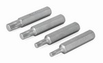 Titan Tools 16164 | 4pc XZN Triple Square Bit Set