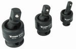 Titan Tools 40160 | 3pc Impact Socket Universal Joint Set