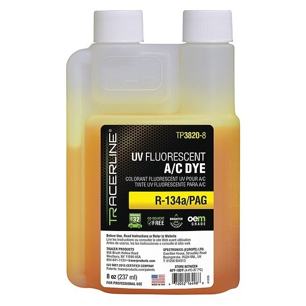 Tracer Products TP3820-8 | 8 Oz R134A PAG/AC Dye