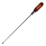 Vessel Tools 100P2300 | Genuine Wood Handle Tang-Thru Screwdriver No.100 Ph2x300