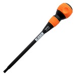 Vessel Tools 225S6150 | Ball Grip Screwdriver with Covered Shank Slotted 6x150