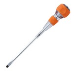 Vessel Tools 250S6150 | Tang-Thru Screwdriver with Ceramic Ball No.250, Slotted 6 x 150 mm