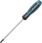 Vessel Tools 910P1100 | Megadora Thin Shank Screwdriver No.910, Phillips #1