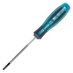 Vessel Tools 910S4100 | Megadora Thin Shank Screwdriver No.910, Slotted 4 mm