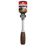 Vessel Tools HRH3W | Wood-Compo Ratchet Handle, 3/8? Drive