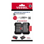 Vessel Tools IB33JSP01U | Jisdrive Impact Ball Torsion Bit 33 Pieces