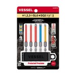 Vessel Tools IBC5P01 | Impact Ball Bit with Coated Tube, 5 Piece Set