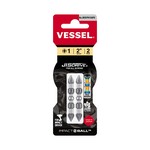 Vessel Tools IBDEPH150P2 | Impact Ball Torsion Double Ended Bit, +1 x 50 mm, 2 Piece