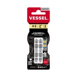 Vessel Tools IBDEPH350P2 | Impact Ball Torsion Double Ended Bit PH3 x 50mm, 2 Pieces
