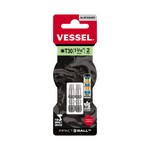 Vessel Tools IBTX3030P2 | Impact Ball Torsion Bit T30 x 30mm, 2 Pieces