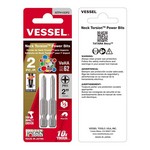 Vessel Tools NTPH150P2 | Neck Torsion Power Bits, PH1 x 50 mm, 2 Piece