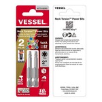 Vessel Tools NTTX1550P2 | Neck Torsion Power Bits, T15 x 50 mm, 2 Piece